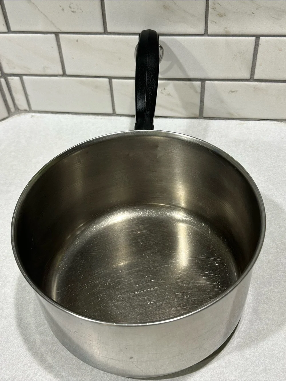 Vintage Farberware 2 Qt Saucepan Pot Lid NR Aluminum Clad Stainless Steel USA
